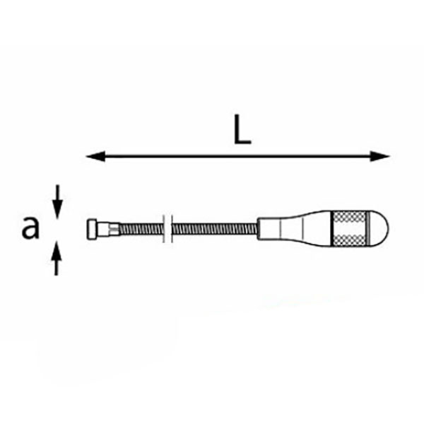 Usag 442N Asta Flessibile con Terminale Magnetico - USAG - Immagine 2